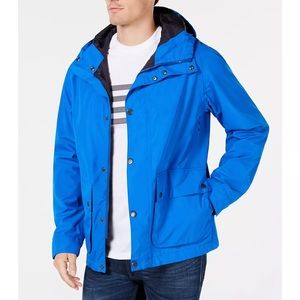 NEW $349 Barbour Nautical Gunwale Jacket! Loch Blue  Waterproof  Hood
